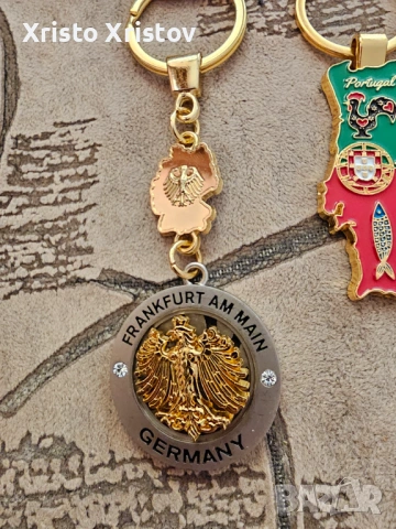 Ключодържатели Germany Portugal, снимка 4 - Антикварни и старинни предмети - 53334342