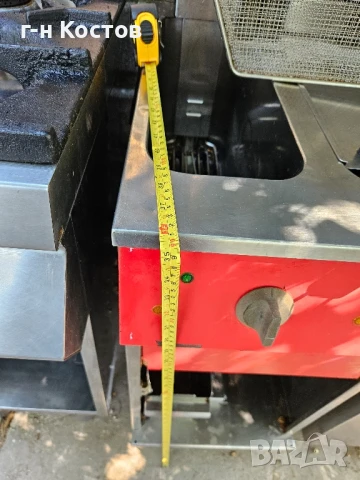 Фритюрник на база професионален на ток трифазен Мощен 2х6kw. 2х10 литра втора употреба , снимка 14 - Обзавеждане на кухня - 50909118