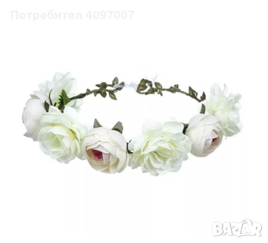 Венче за коса, вдъхновено от красивите рози, снимка 2 - Аксесоари за коса - 45659273