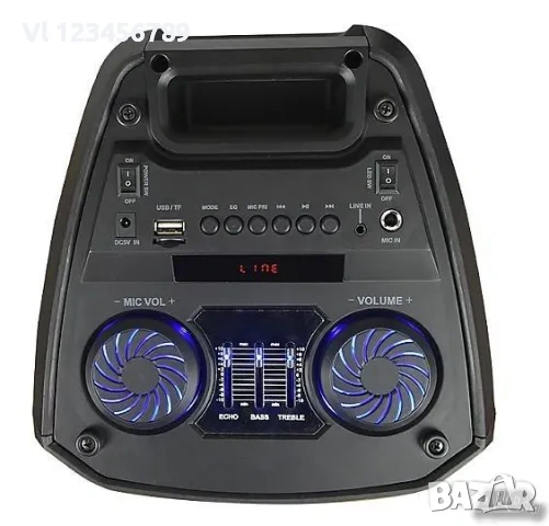 Караоке двойна тонколона 2х6”+ микрофони, JMK модел: ED-606, снимка 3 - Тонколони - 53854513