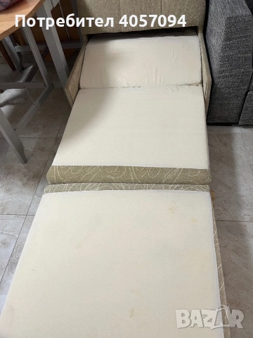 Продавцам растегателен фотьойл, снимка 3 - Дивани и мека мебел - 54147844