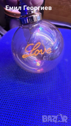 LED декоративна крушка с фигура - Love - Топъл празничен акцент за дома и подарък, снимка 3 - Други - 53289011