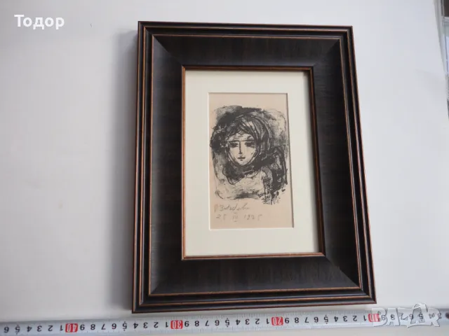 Картина Златка Дъбева 1975, снимка 2 - Картини - 50264957