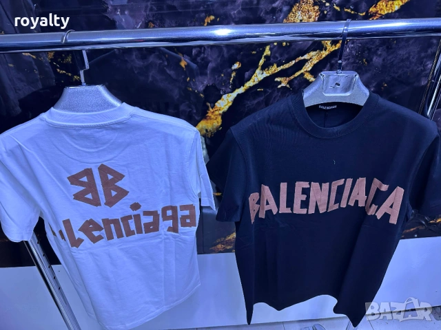 Balenciaga Мъжка Нова Тениска Два Цвята Реални Снимки , снимка 3 - Тениски - 53295105