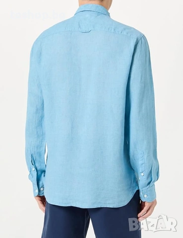 Мъжка ленена риза Tommy Hilfiger размер S, снимка 2 - Ризи - 53490077