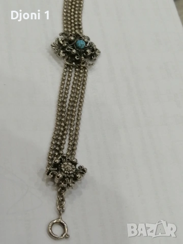 Дамски винтидж сет с тюркоаз , снимка 6 - Антикварни и старинни предмети - 53643867