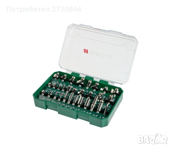 комплект фрезери 30бр Парксайд /Parkside 