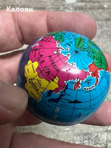 Винтидж острилка във формата на земното кълбо