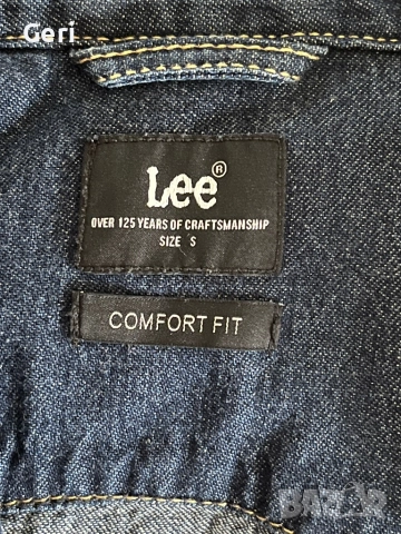 Дънкова риза Lee, S размер, снимка 3 - Ризи - 52592229