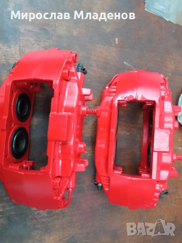 Предни спирачни апарати BREMBO Mitsubishi Lancer Evolution 4-9, снимка 3 - Части - 52611241