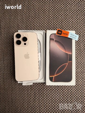 100% Battery 🔋  iPhone 16 Pro Лизинг от 30€/мес Desert Titanium❗️128GB НОВ❗️