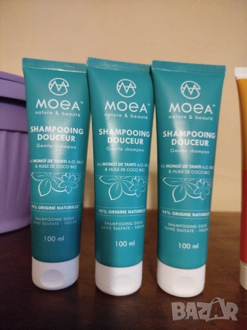 Шампоани Moea, лосиони за тяло , снимка 2 - Продукти за коса - 53563833