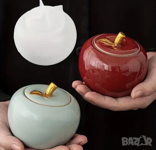 Молд бурканче ябълка , снимка 5 - Форми - 49667471