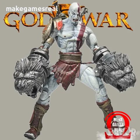 Екшън фигура God of War 3 - Ultimate Kratos, снимка 3 - Аксесоари - 49455920