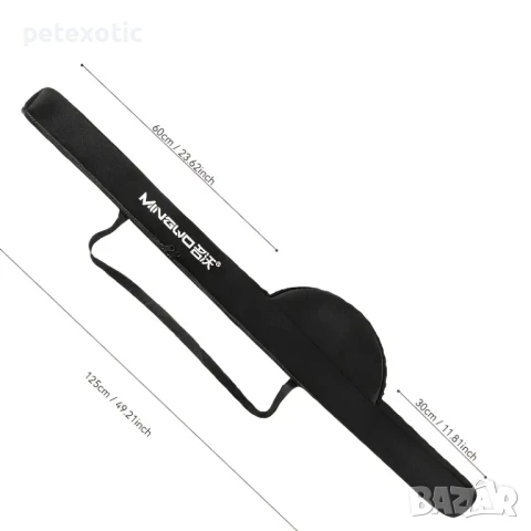 Преносим Голяма Калъф за Риболовна Пръчка - 125 см.