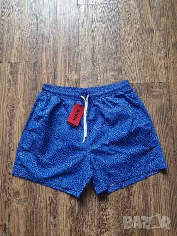 Страхотни мъжки къси шорти за плаж HUGO BOSS бански размер S,M, L,XL,2XL, 3XL една 60лв , снимка 7 - Бански - 50091615