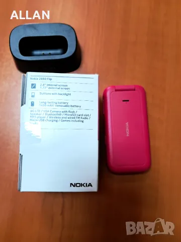 Продавам нов телефон с гаранция НОКИА 2660/NOKIA 2660 FLIP, снимка 5 - Nokia - 47224413