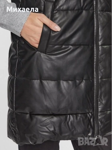 Дамски кожен елек Only - 64 лв., снимка 5 - Елеци - 52339694