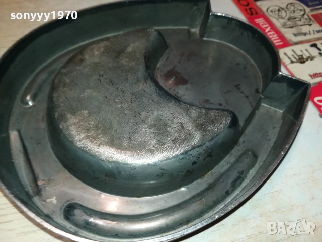 ПОДКОВА-МЕТАЛЕН ПЕПЕЛНИК ОТ ФРАНЦИЯ 0610251519, снимка 13 - Антикварни и старинни предмети - 51962567