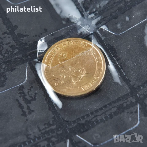 Класьор ELEGANT за 240 монети до 29 мм с 10 листа , черен , снимка 6 - Нумизматика и бонистика - 51360131