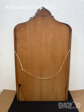 Старо огледало за стена №7316 , снимка 5 - Антикварни и старинни предмети - 51272237