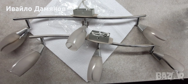 Спот осветление за таван или стена Спот 3 х Е14 , снимка 6 - Лампи за таван - 54281549