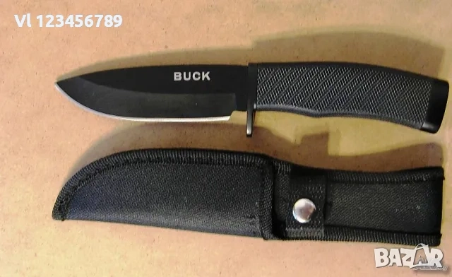 Нож оцеляване Бук/ Buck 105x220 - черен , снимка 2 - Ножове - 53830724