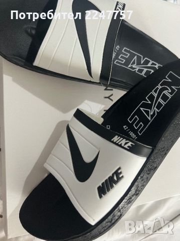 Нови мъжки чехли Nike размер 42, снимка 1 - Маратонки - 46085226