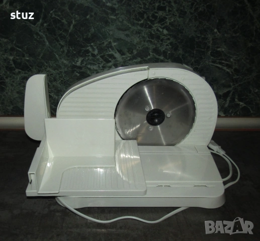 Електрическа машина Sencor, за рязане на колбаси, хляб, зеленчуци, сирена, снимка 5 - Кухненски роботи - 53092222