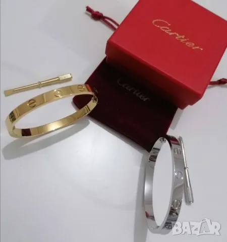 гривни от неръждаема стомана cartier hermes , снимка 6 - Гривни - 49212466