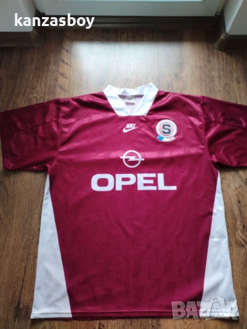 SPARTA PRAHA NIKE 1995 1996 HOME SHIRT FOOTBALL - футболна колекционерска тениска ХЛ, снимка 3 - Тениски - 54031697