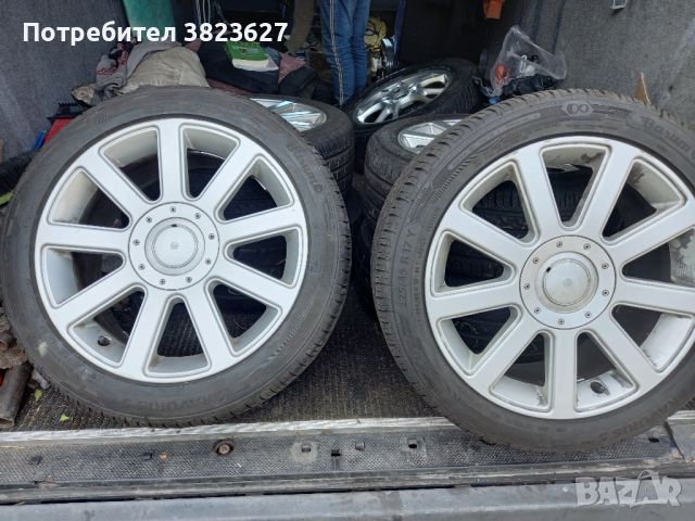 нови гуми Барум 225 45 17 с джанти 5х112, снимка 4 - Гуми и джанти - 46073145