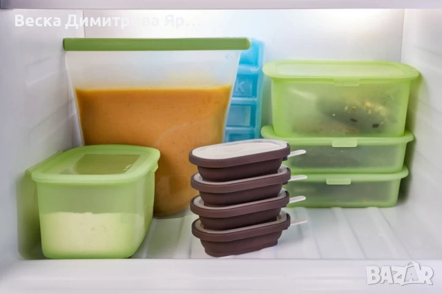 Комплект форми за сладолед на клечка Lekue 4 броя, с капачета, снимка 5 - Форми - 50596601