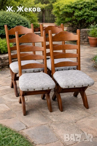 ЧЕТИРИ МАСИВНИ ДЪРВЕНИ СТОЛА