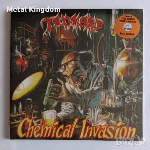 TANKARD - Chemical Invasion (LP - Orange Vinyl) NEW & SEALED