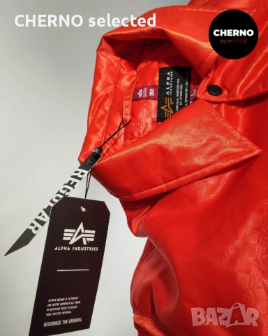 Мъжко бомбър яке ALPHA INDUSTRIES Coach Logo Bomber Jacket – размер L•XL – Ново с етикети, снимка 13 - Якета - 53405259