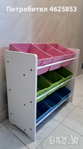 Детска етажерка за играчки, снимка 2 - Мебели за детската стая - 52679752