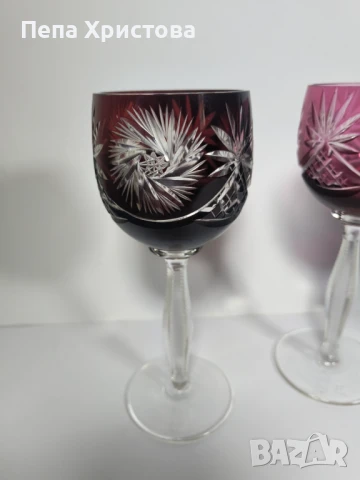 Комплект от 6 броя чаши за вино, снимка 4 - Чаши - 51078707