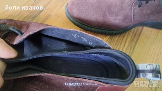 LLIMITED EDITION-кожени с неопренов чорап обувки 43,5, снимка 5 - Ежедневни обувки - 52360784