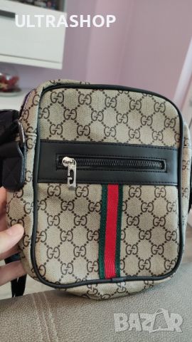 Gucci Нова мъжка чанта , снимка 2 - Чанти - 46509646