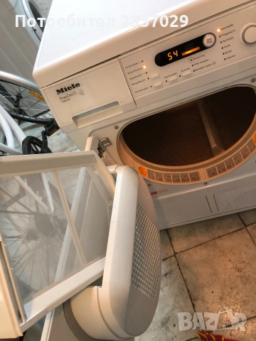 Сушилня:МиелеТ8801~8кг,термопомпа-1год гаранция,дисплей,клас:А+++\нов модел,безупречна работа, снимка 4 - Сушилни - 53042394