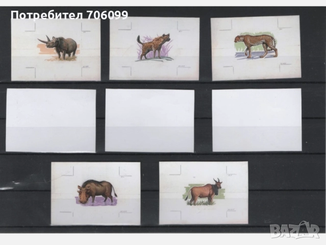 Пощенски марки Burundi 1983, снимка 2 - Филателия - 51859430