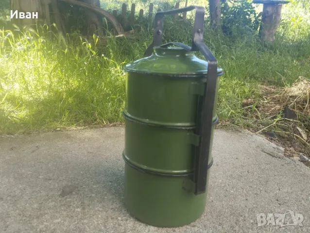 Соц емайлирани съдове за храна , снимка 2 - Антикварни и старинни предмети - 50295707