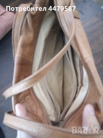 Чанта естествена кожа, снимка 3 - Чанти - 52064670