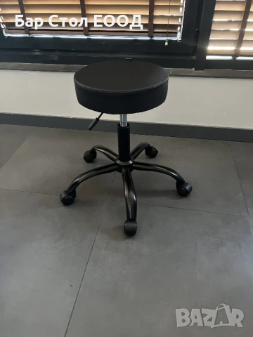 Стол на колелца Kiev black, снимка 2 - Столове - 50937326