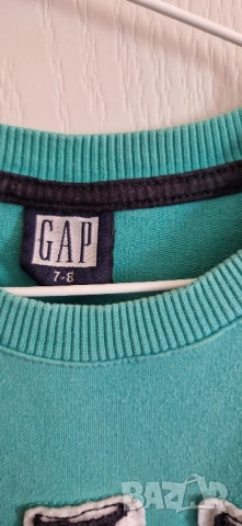 Детска блуза с дълъг ръкав  размер: 128/134 материя: плътен памук цвят: зелена без забележки, снимка 2 - Детски Блузи и туники - 52156528