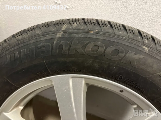 Лети джанти 17 4 бр.  7,0 ET40 5x112 с подарък зимни гуми за SUV HANKOOK, снимка 4 - Гуми и джанти - 51865953