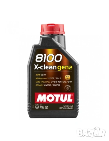 Моторно Масло MOTUL 8100 X-Clean GEN2 5W-40 1л.