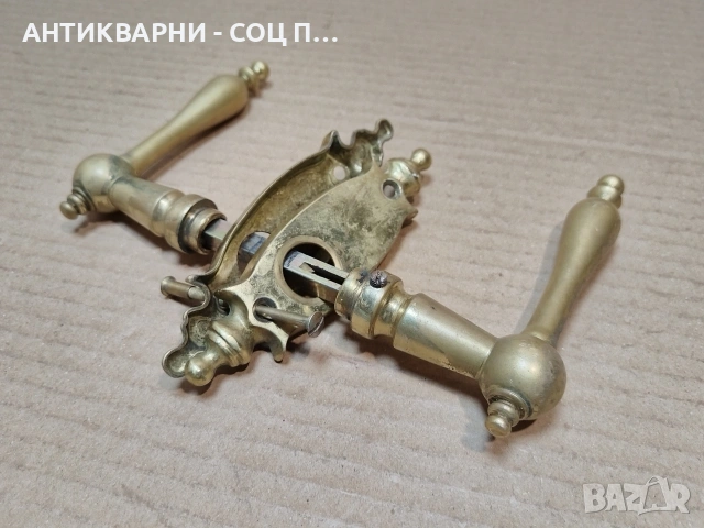 Комплект Бронзови Дръжки За Врати. / НОМЕР 1711., снимка 2 - Антикварни и старинни предмети - 53849261