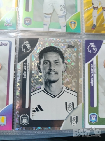 НОМЕРИРАНА PREMIER LEAGUE КАРТА НА SAS LUKIC FULHAM, снимка 1